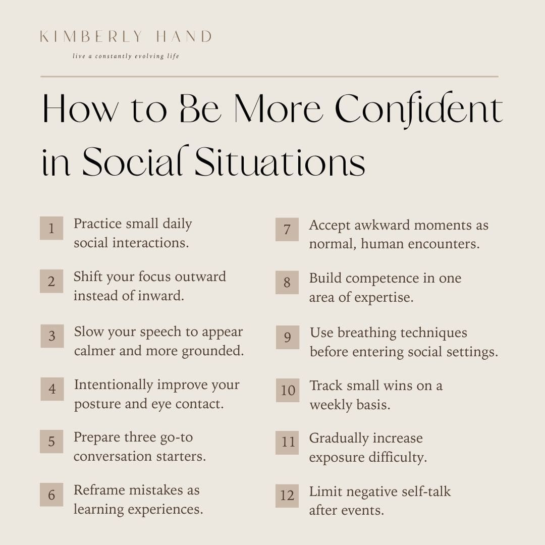 How to Be More Confident in Social Situations