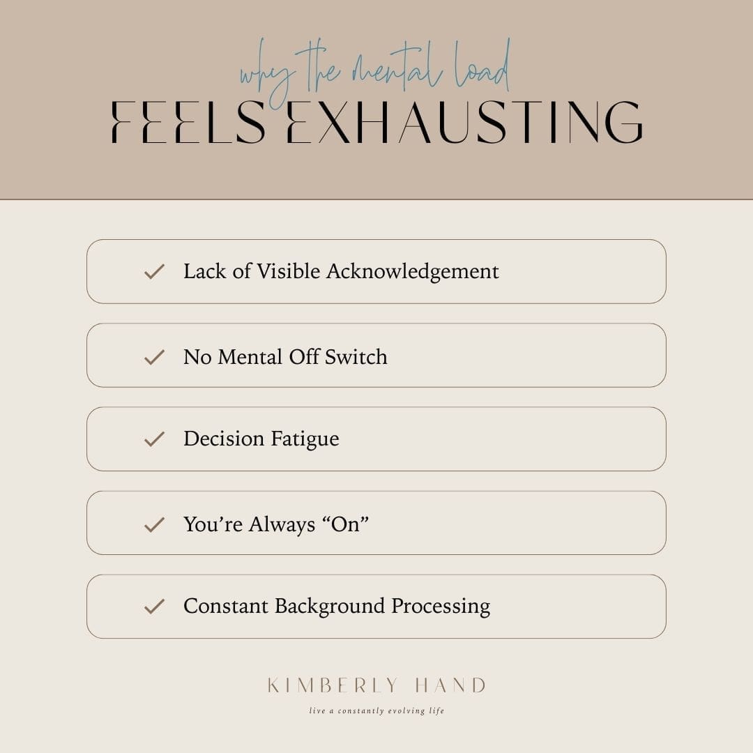 Why the Mental Load Feels Exhausting