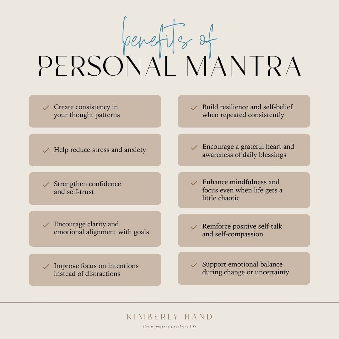 Benefits of a Personal Mantra