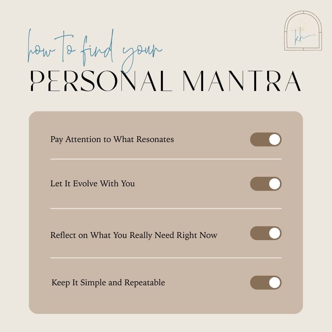 How to Find Your Personal Mantra