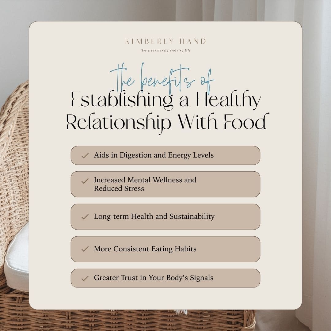 Benefits of Establishing a Healthy Relationship With Food