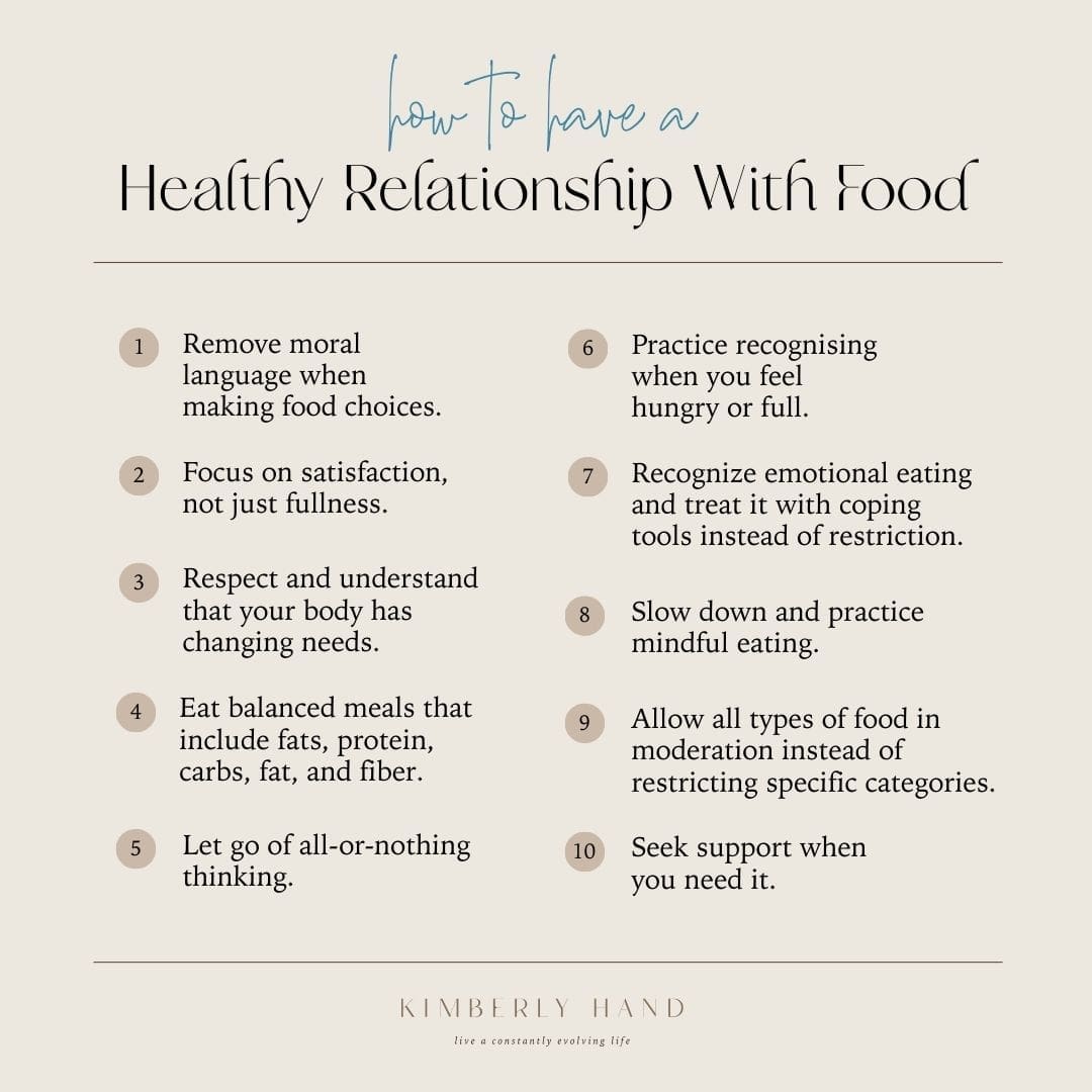 How to Build a Healthy Relationship With Food