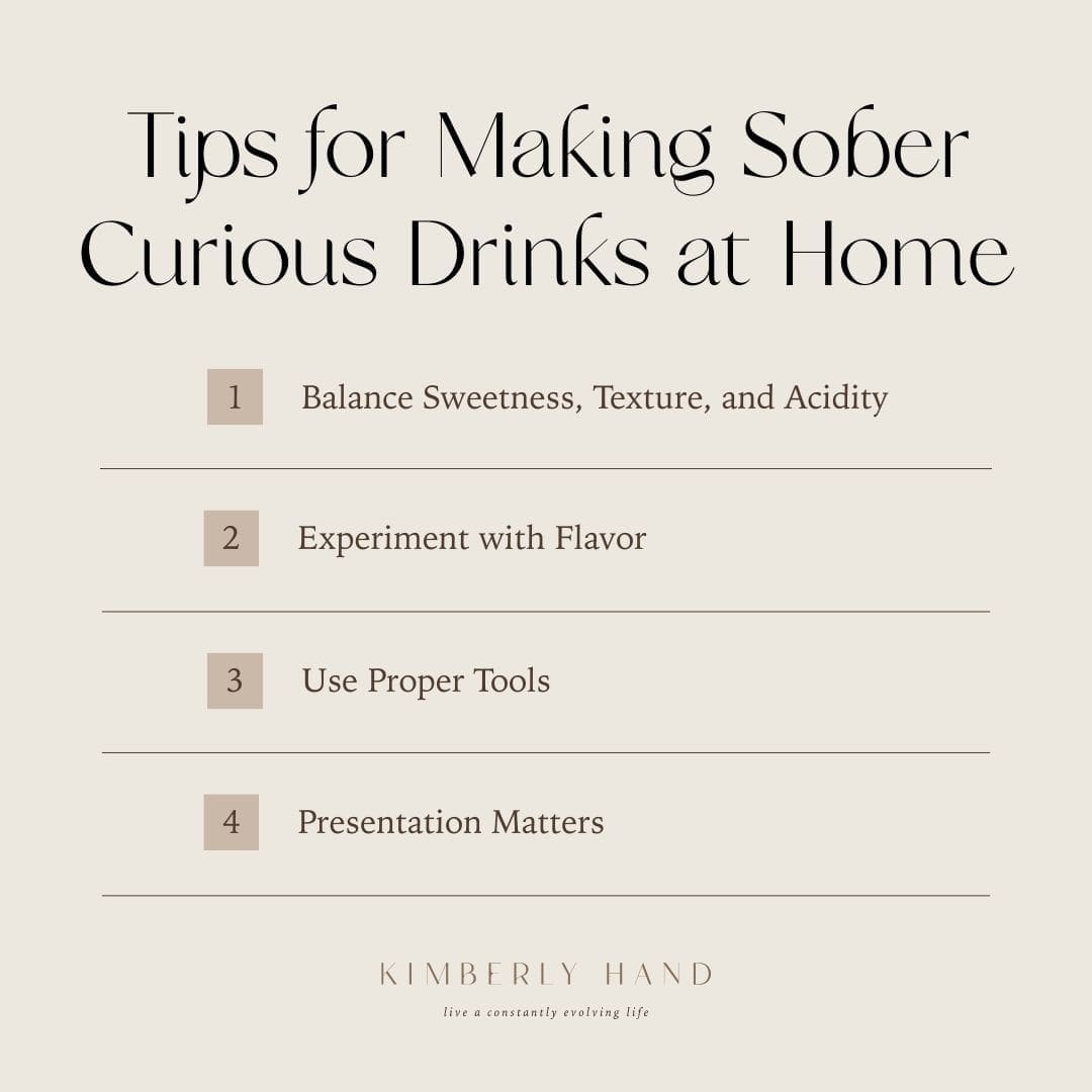 Tips for Making Sober Curious Drinks at Home