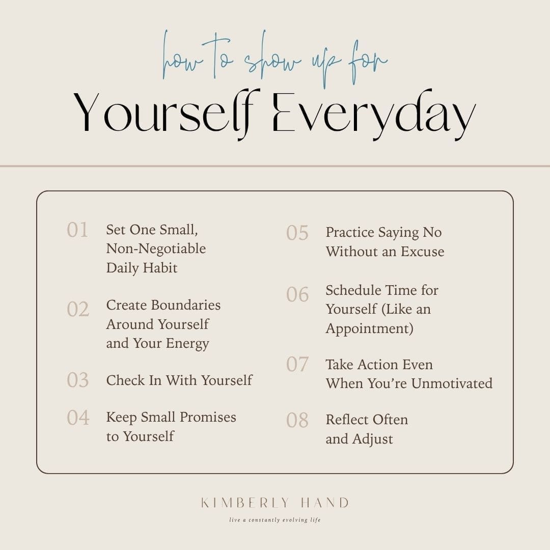 How to Show Up for Yourself Everyday