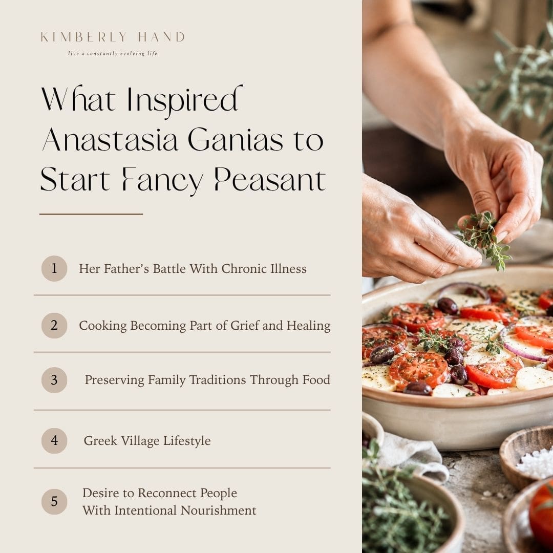 What Inspired Anastasia Ganias to Start Fancy Peasant
