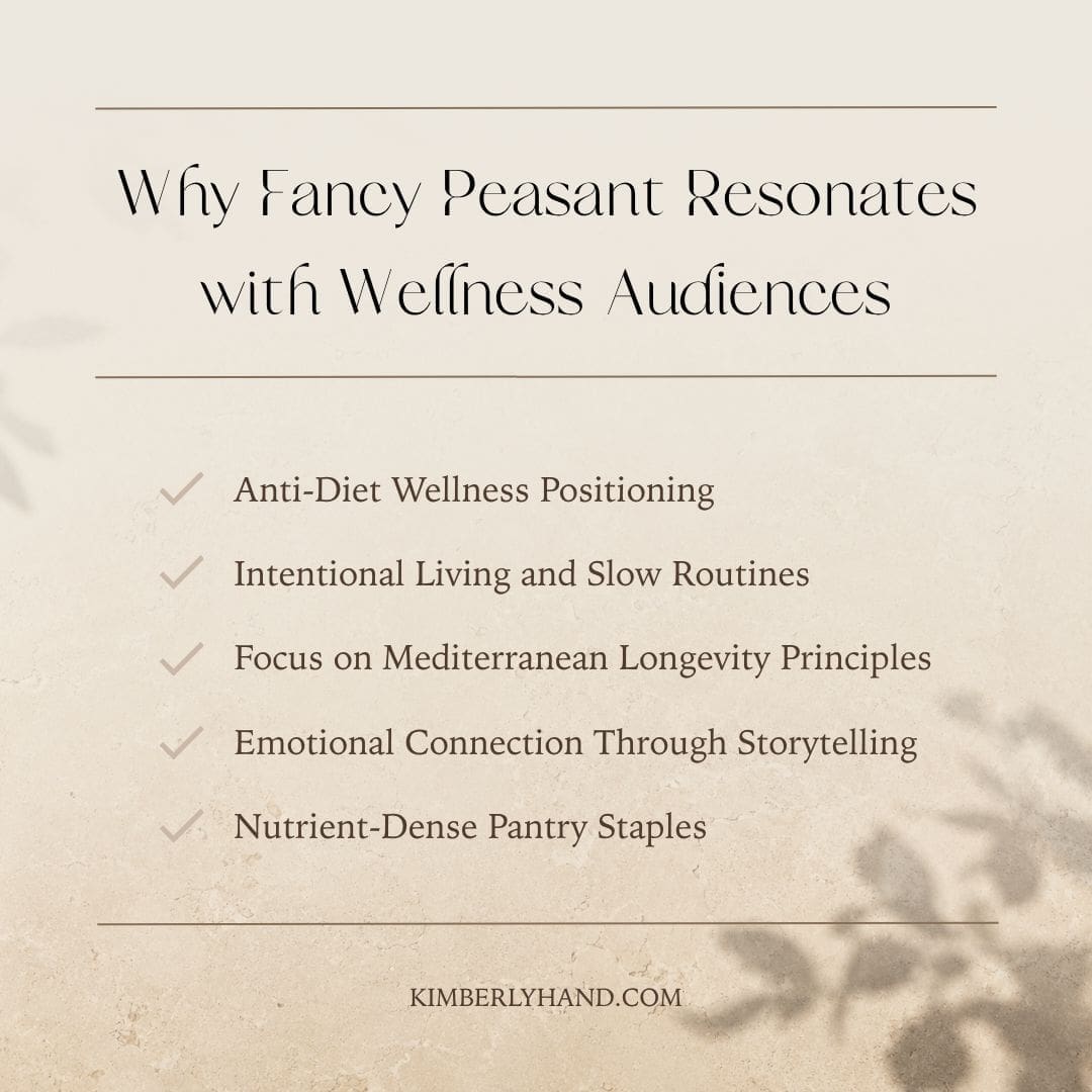Why Fancy Peasant Resonates with Wellness Audiences