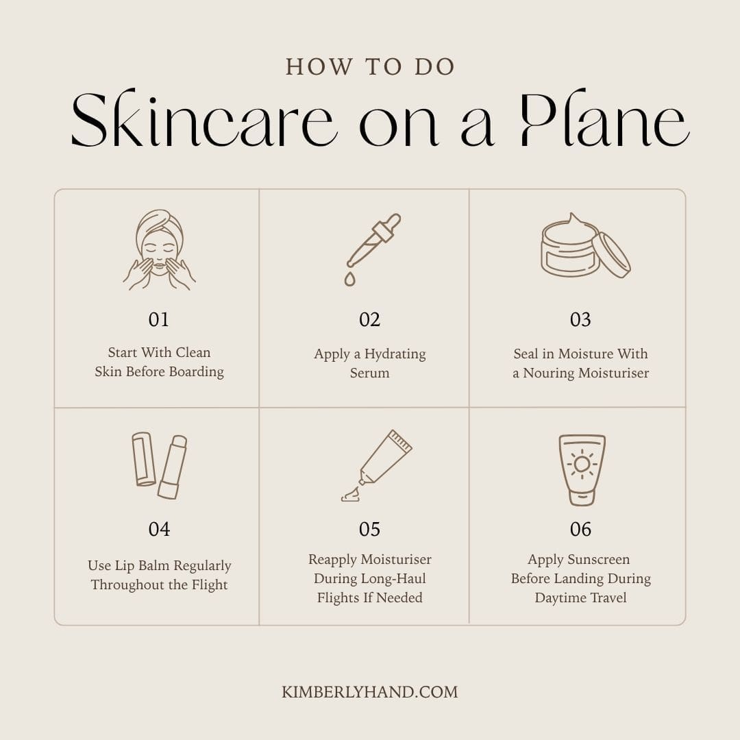 How to Do Skincare on a Plane
